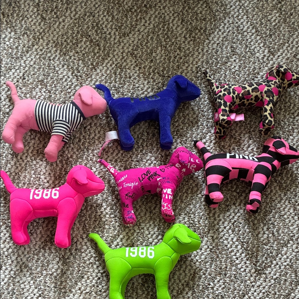 Vintage Victoria's Secret Pink Dog Toy